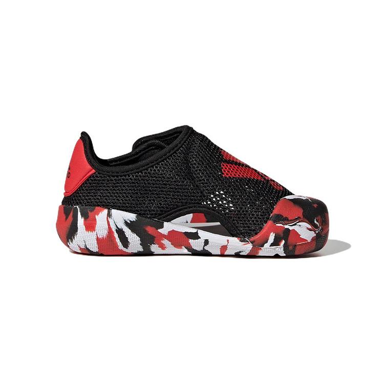 adidas Altaventure 2.0 Comfortable Abrasion Resistant Breathable Low Top Toddler Shoes Black Red Infant And Toddler GY9376