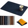 Junichiroya Large 50cm X PU Easy To Elegant Decorative for and Restaurants of 34.5cm Placemats, Leather, Washable, Durable, Water-Repellent,
