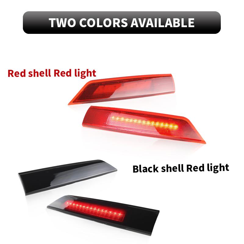 2Pcs 12V For Ford Transit Custom 2016-up 12V LED 3rd Third Brake Light Rear High Level Mount Stop Lamp Accessories OEM# 2009953