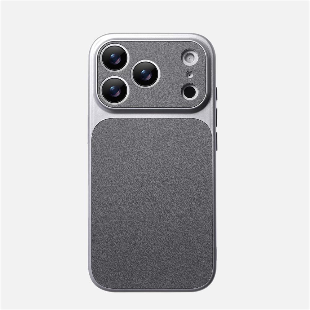 Luxury Leather Matte Shockproof Bumper Case For iPhone 17 Pro Max 16 15 14 13 13 12 Full Lens Protection Instantly Turn 17 Cover