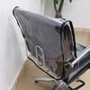 Clear PVC Waterproof Square Barber Chair Back Cover Protector for Salon Spa Beauty Vinyl Dust Shield