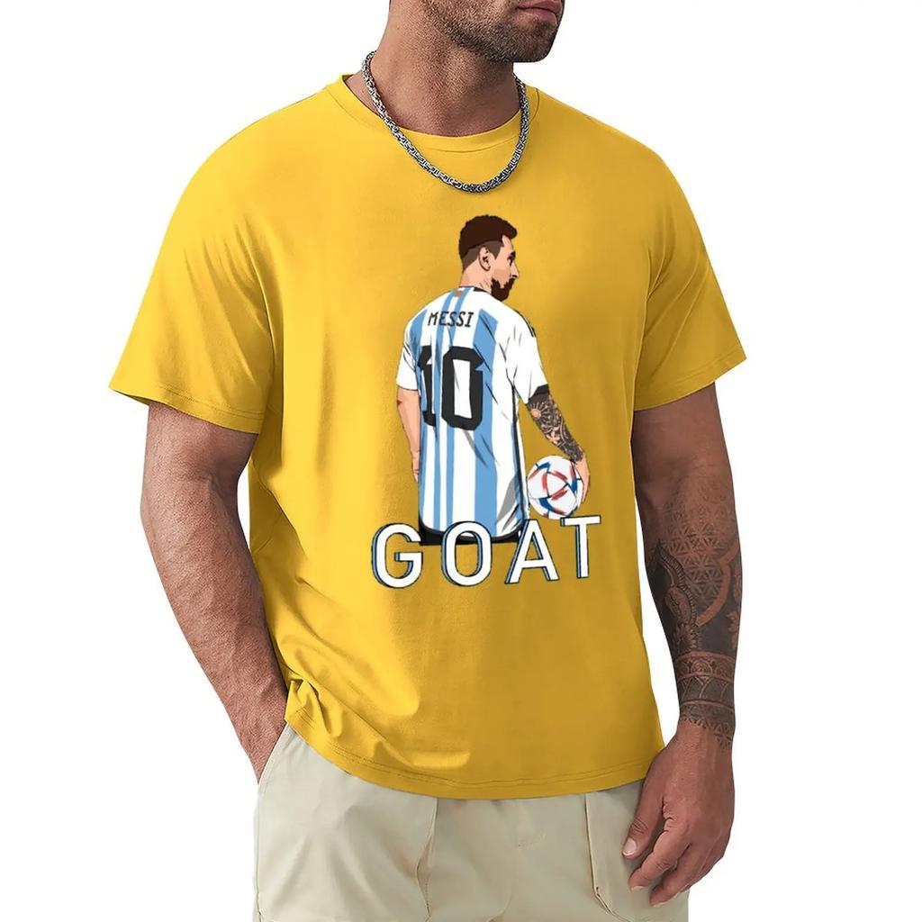 High Quality Casual Graphic Movement Tra CELEBRATION Lionel And Andrés And Messi And Argentina No.10 GOAT Caricature 50 Top Tee