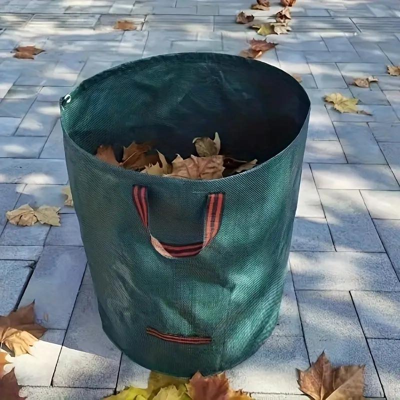 1 Pack, 72-gallon Reusable Garden Leaves Debris Garbage Bag, Outdoor Camping Foldable Trash Can Portable Camping Garden Bin Bag