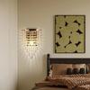Nowoczesna K9 Kryształowa LEDowa Lampa Ścienna Mała Wewnętrzna Luksusowe Oświetlenie Tła z Podstawką na Żarówkę E12 do Korytarzy i Ścian