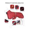 Dog Jacket Winter Warm Puppy Clothes For Small Medium Dogs High Collar Windproof French Bulldog Pug Outfits Costume Pet Apparel