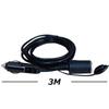 Freell Cigarette Lighter Socket Extension Cable, DC Power Supply, /24V, For Cars, 9.8 Ft