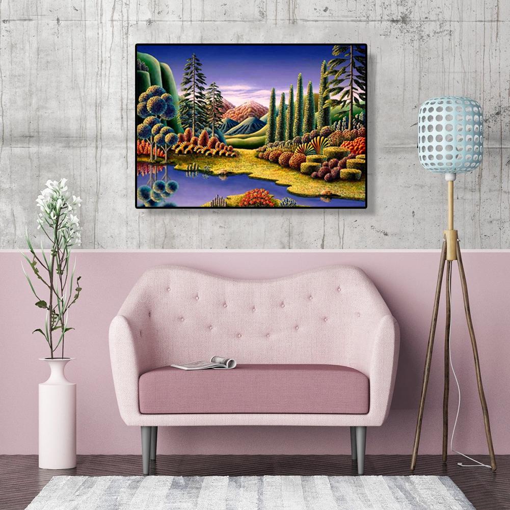 Buy 5D DIY Diamond Painting Dreamland Full Drill Landscape Embroidery ...