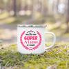 Merci Atsem Agenda Print Mugs Creative Coffee Cups Drinks Water Milk Cup Enamel Mug School Home Handle Drinkware Gifts