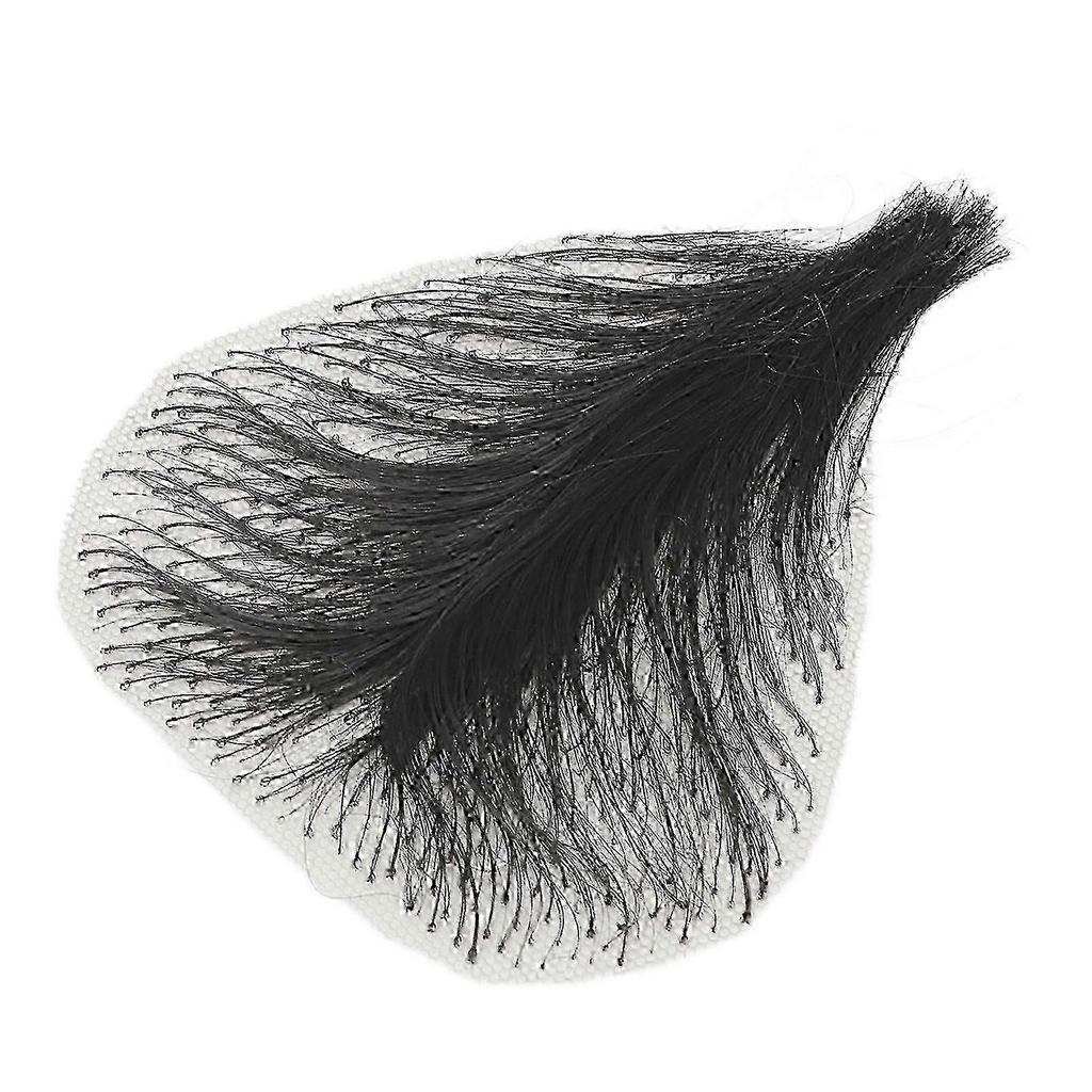 Soft Fake Pubic Hair Men Women Breathable Synthetic Fake Private Hair Accessory for Adding Hair Volume hwy