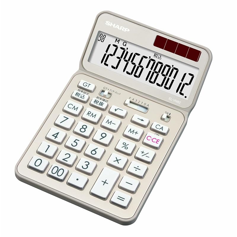 Sharp Color-Design Calculator EL-VN82-NX Gold Premium Model