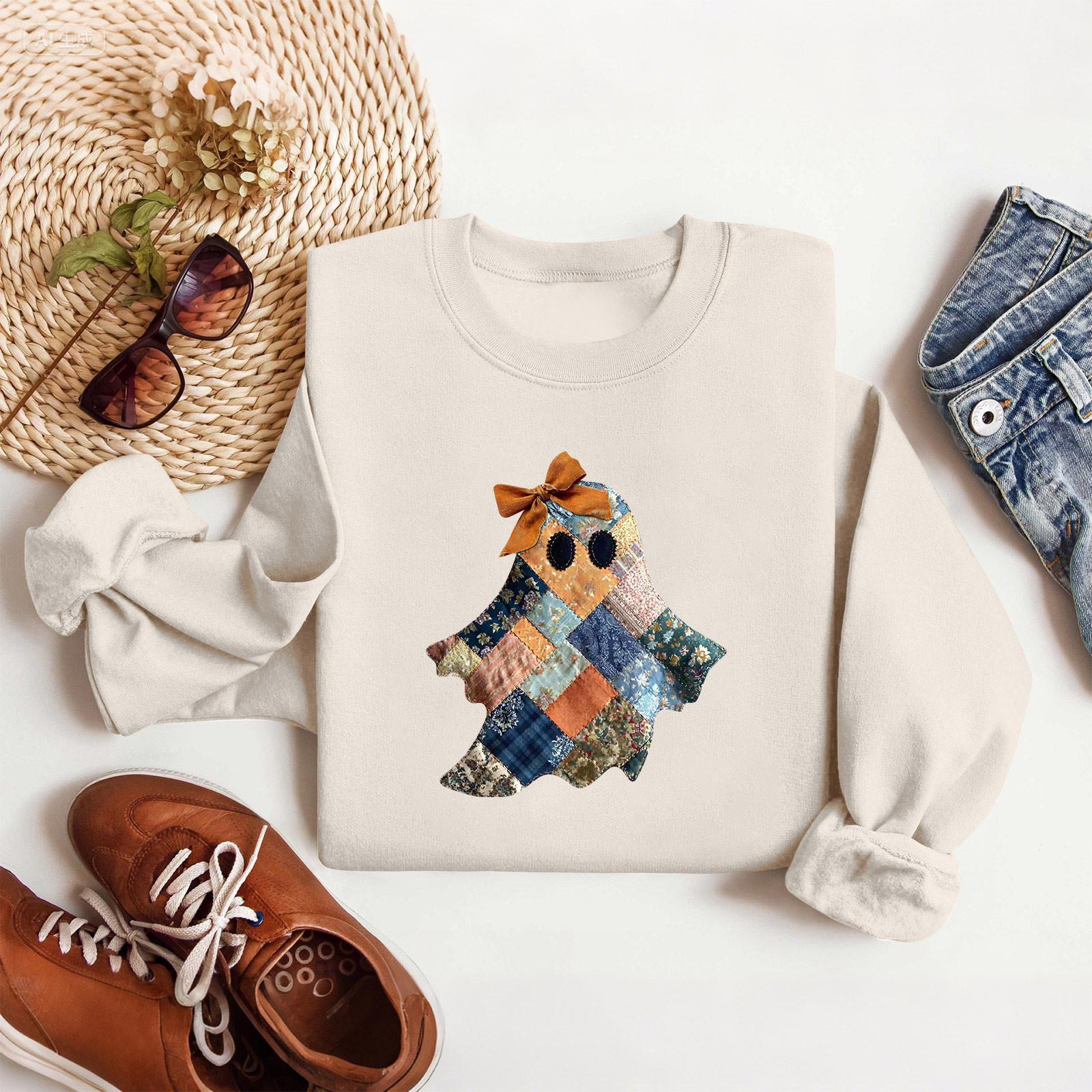 

Женские топы Женский свитшот с длинным рукавом Повседневный с круглым вырезом Свободного кроя Пуловер Флисовые топы S бежевый