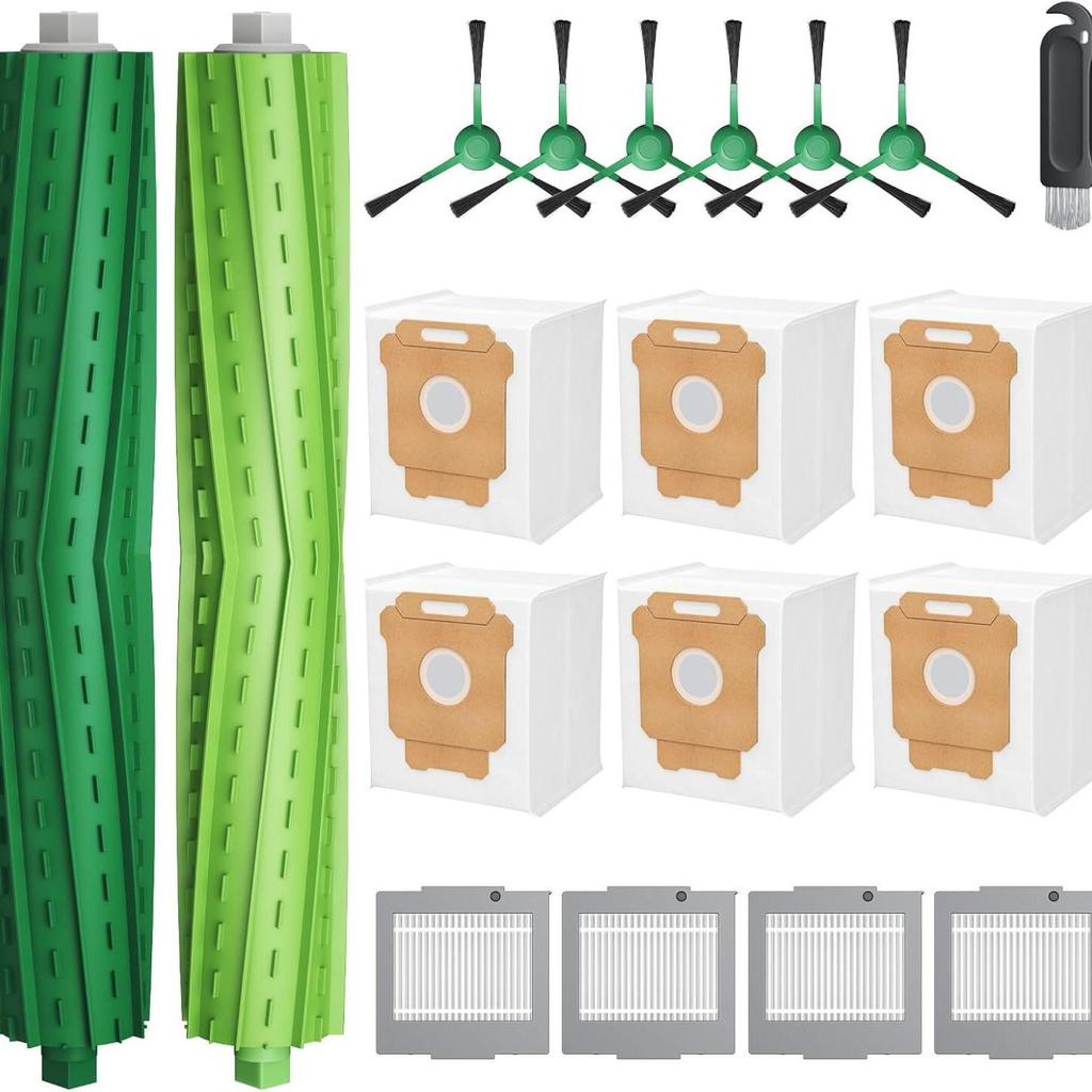 Compatible Main Brush & Filter Accessories for iRobot Roomba Max 705 and Plus 504 Vacuums