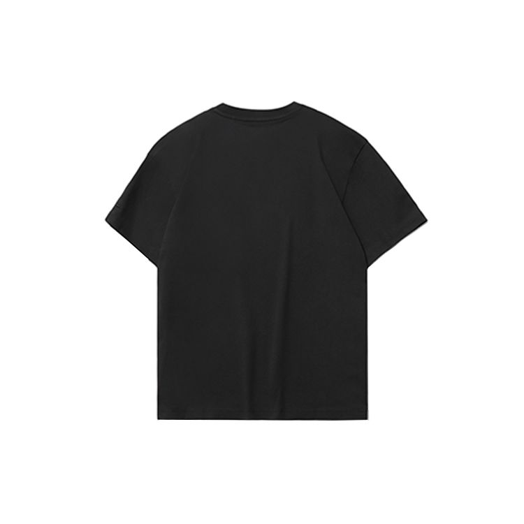 Li-Ning X Disney Co-Branded Sports Fashion Series Loose Round Neck Short Sleeve T-Shirt Men Tops Black AHSR039-2