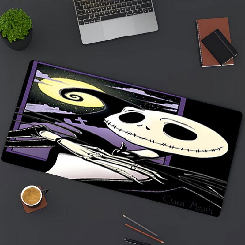 The Nightmare Before Christmas Print Mouse Pad, for Keyboard Pad Laptop PC Mat for Office Home Use, Desk Decor, Perfect Birthday Gift for Gamers