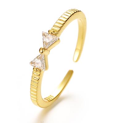 Small Bow Ring, Femininity, Niche Design, Cold Style, Advanced Sense, Light Luxury