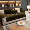 Plush Sofa Cushion Winter Thickened Leather Non-Slip Living Room Cushion Light Luxury High-End Nordic Modern Simple Cover Cover