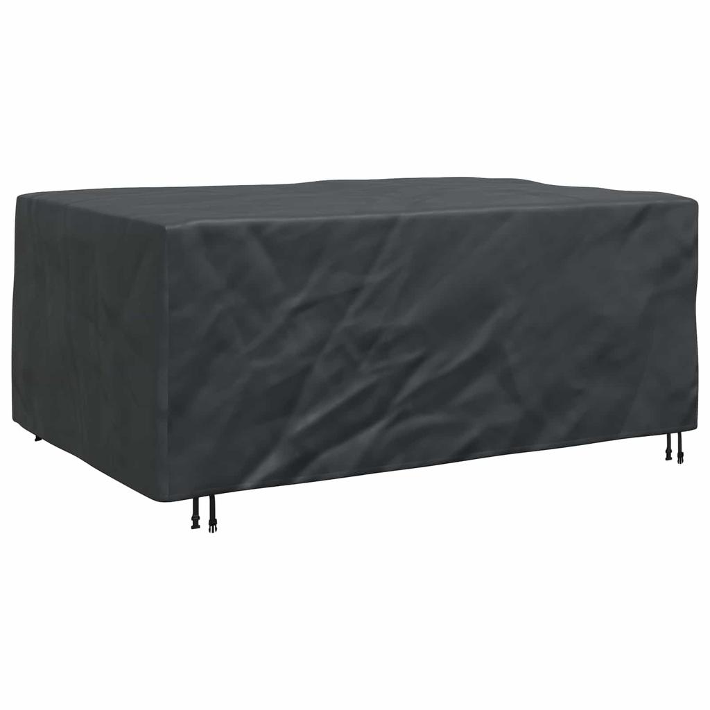 Solid Black Furniture Cover 230 x 165 x 80 cm 210D