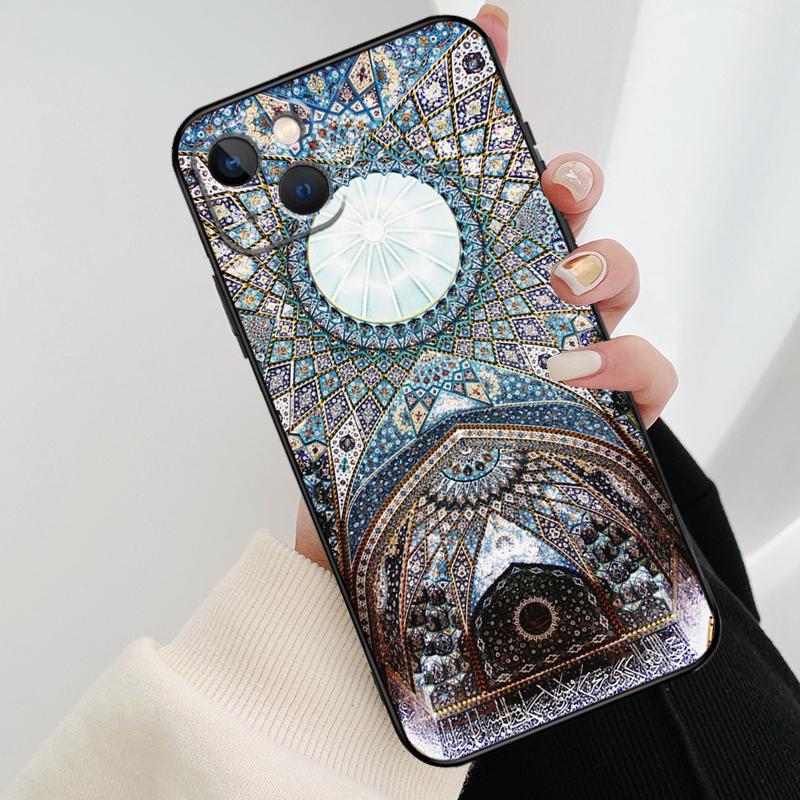 Islam Muslim Mosque Phone Case For iPhone 17 Pro Max 16 15 11 13 12 14 Pro Max mini 15 16 Plus 16e 17 Air Cover