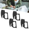 4Pcs Portable Letter Opener Safe Envelope Slitter Plastic Christmas Gift Wrapping Tool for Home And Office