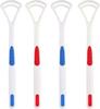 Nurpi Plastic Tongue Cleaner Fights Bad Breath & Oral Health Care Improved Taste Sense for Fresh People of India for Adult & Children Flexible Hand
