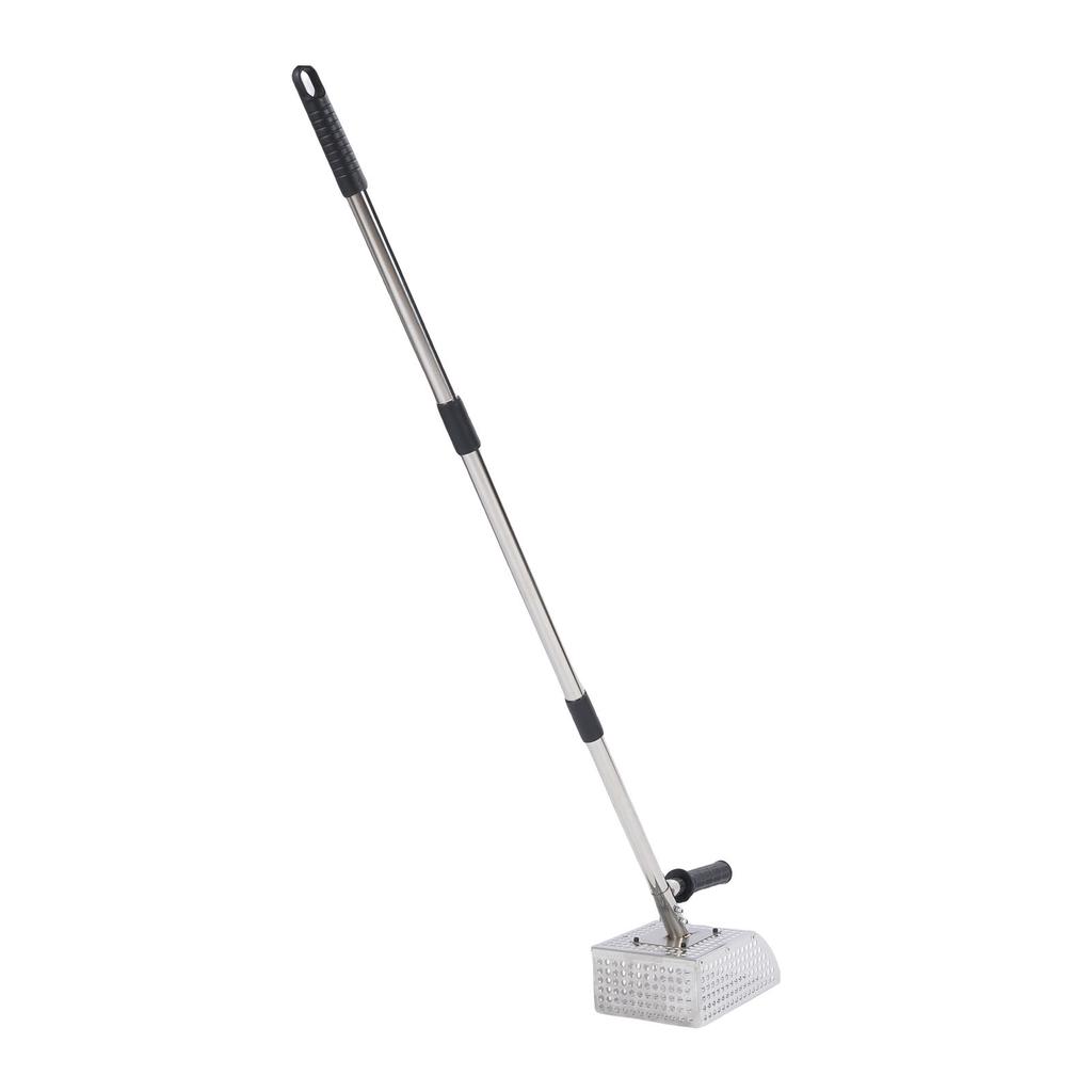 Metal Detection Sand Scoop, Stainless Steel Metal Detector with Handle Detecting Sand Sieve Shovel for Underwater Treasure Hunting