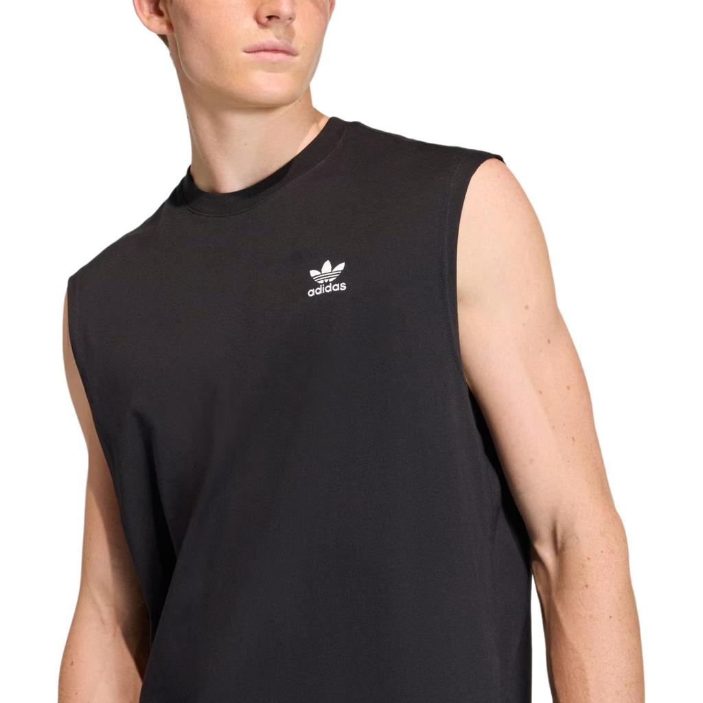 Adidas Originals Letter Logo Round Neck Sleeveless Vest Men tops KD0691