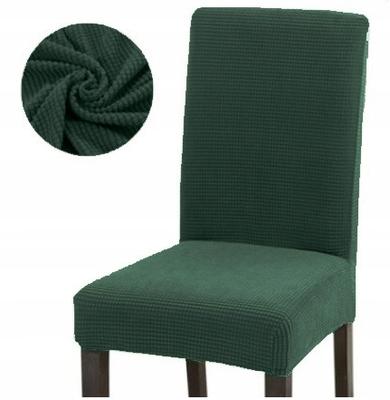 Chair Cover Bottle Green Jacquard