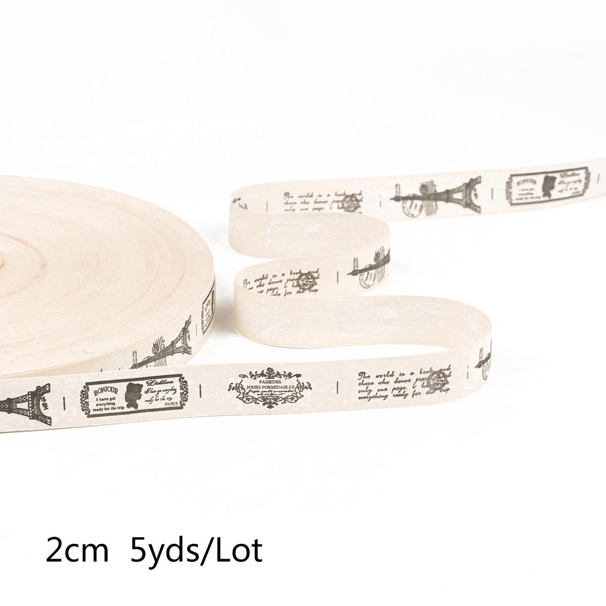 

Хлопковая лента ручной работы, дизайнерская печатная лента для одежды, швейная ткань, сделай сам, свадебное, рождественское украшение 05 20mm