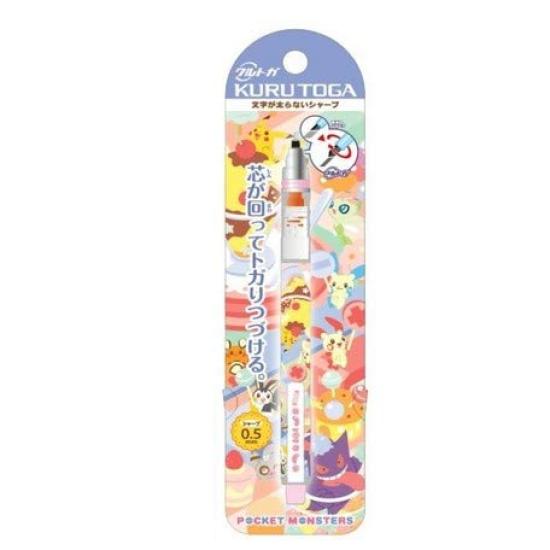 Showa Note Mechanical A 416728001 Pokémon Pencil, Kurutoga, 0.5mm, Pattern,