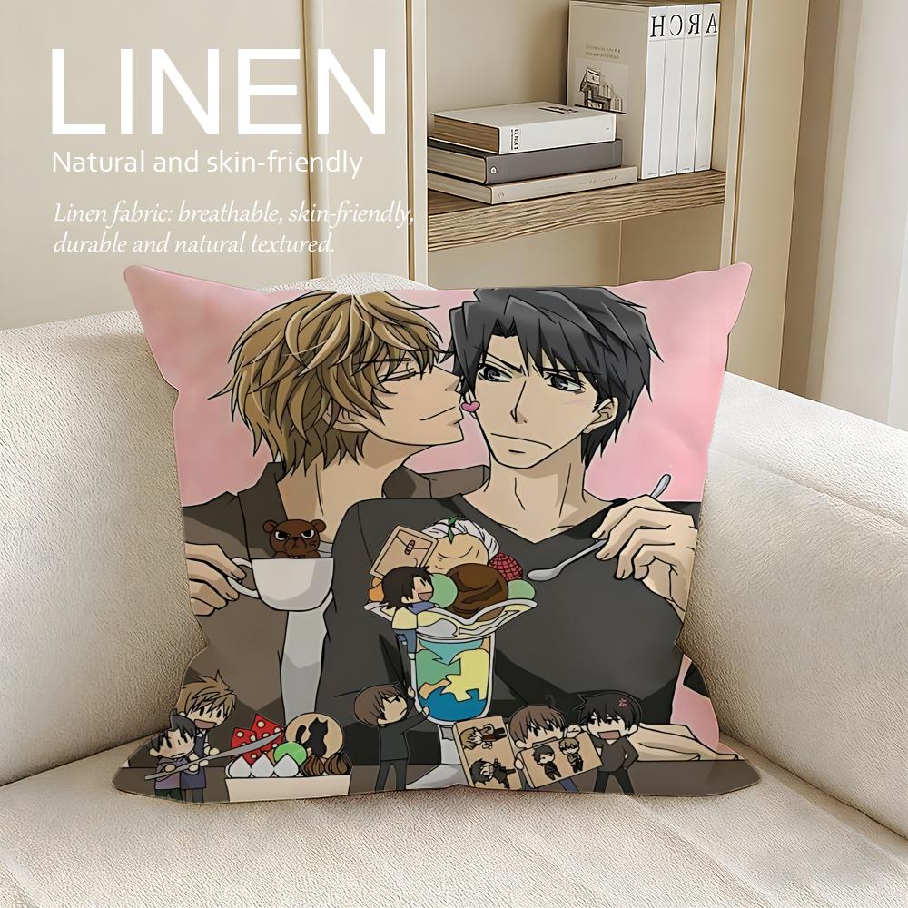 Anime Sekaiichi Hatsukoi Cushion Cover Pillowcase Set Pcs x x Breathable Washable Sofa Cushion Cover