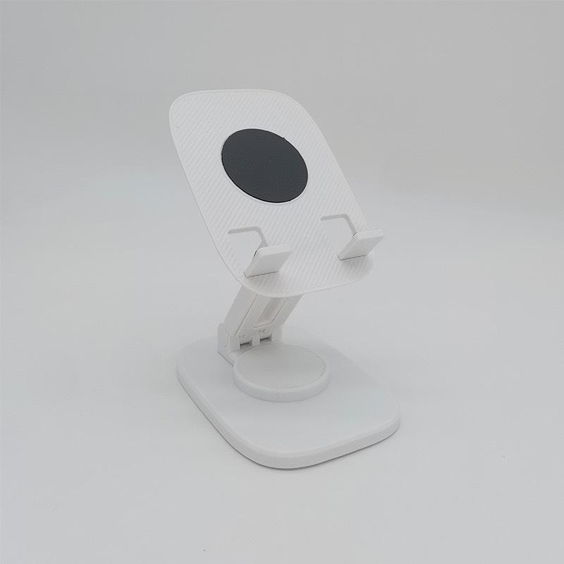 Universal Foldable Rotating Phone Holder with Weighted Base for Stable and Portable Use