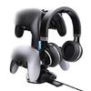 Controller Headset Stand Featuring Type C Charging Port and Adjustable LED Effects for Organized Gaming Setups