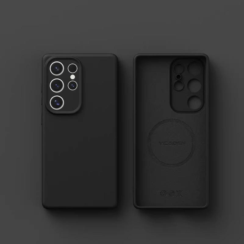 S26 S25 Ultra Plus Case Original Liquid Silicone Magnetic Phone Case For Samsung Galaxy S26 S25 S24 Ultra Plus Cases Soft Cover