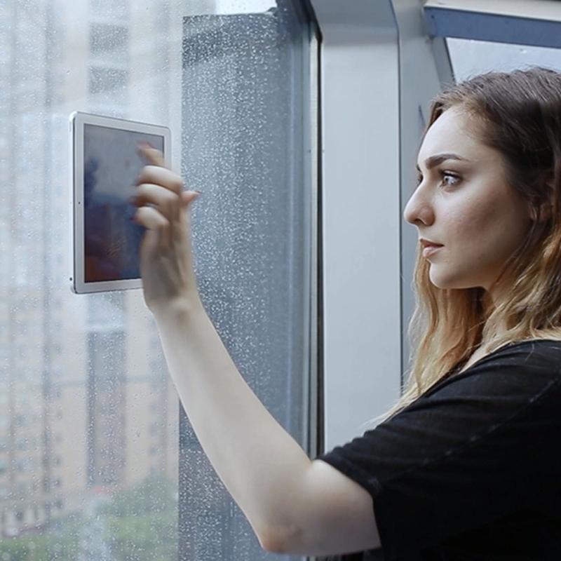 Versatile Magnetic Mount Phone Holder Wall Mount for Mobile Devices Strong Adhesive Backing Easy Installation Durable