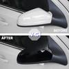 04-09 Vauxhall Opel Astra H MK5 Rearview Mirror Outer Shell Cover
