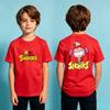 Snorks Cartoon Theme Series TShirt Kids Summer Polyester Short Sleeve Boys and Girls Casual T-shirt Duplex Printing Children Tee
