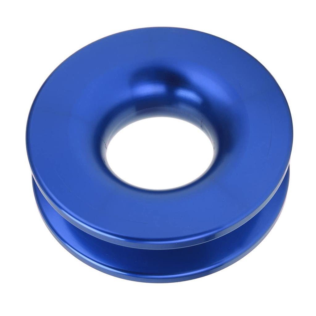 High Strength Winch Snatch Recovery Ring for Soft Shackle and Winch Rope, 41000 Lbs Break Strength (Blue)