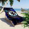 Chelsea FC Logo Aufdruck Strandtuch, Großes Weiches Schnelltrocknendes Handtuch für Strand Camping Schwimmen