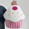 Double Shoulder Mushroom Backpack Large Capacity Student School Bag  Kids Gifts
