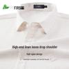 FIRS Men's Breathable Linen Blend Polo Shirt