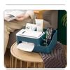 Tabletop Tissue Box Makeup Organizer Paper Box Cover Desktop Storage Box Phone Holder Cosmetic Storage Rack Napkin Holder