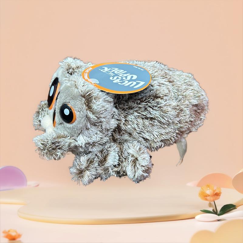 Lucas the Spider Plush Doll Figurine - Jumping Spider Christmas Toy