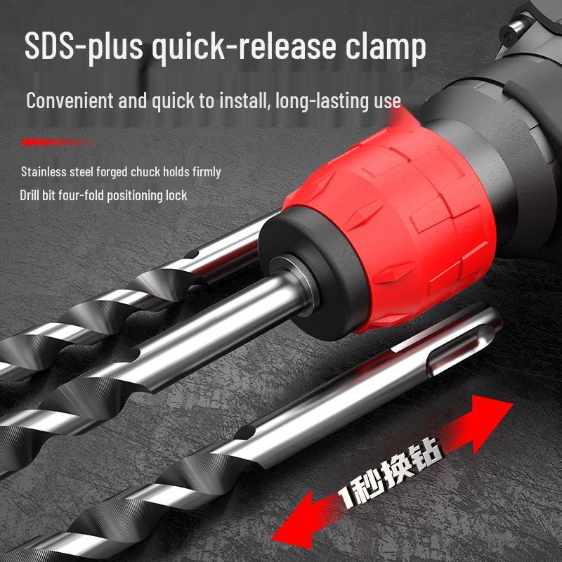 Delixi Electric Rotary Hammer & Pick CN plug (adapter included)