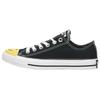 Chuck Taylor All Star Low Smiley Gesicht Herren Sneaker Schwarz Weiß Gelb 165578C