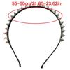 Edgy Spiked Silver Headbands Unisex Punk Rock Hair Accessory For Concerts Daily Outfits