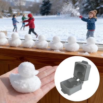 Duck Snowball Maker Portable Duck Shape Fast Snow Ball Making Snow Fights Game Tool Outdoor Winter