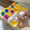 Smart Egg Toy Shape/Dinosaur Toy Matching Egg Sorting Counting Colour Recognition Educational Toy for Children DIY Graffiti Gift