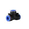 50/100 PE Series T Shaped Tee 4 6 8 10 12 14 16mm Hose 3 Way Port Y Shape Air Pneumatic Quick Air Pneumatic Connectors Coupling