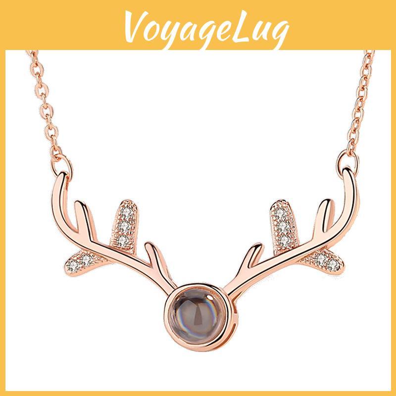 Unique Rose Gold Animal Design Necklace With Diamond Inlay Perfect For Gifts
