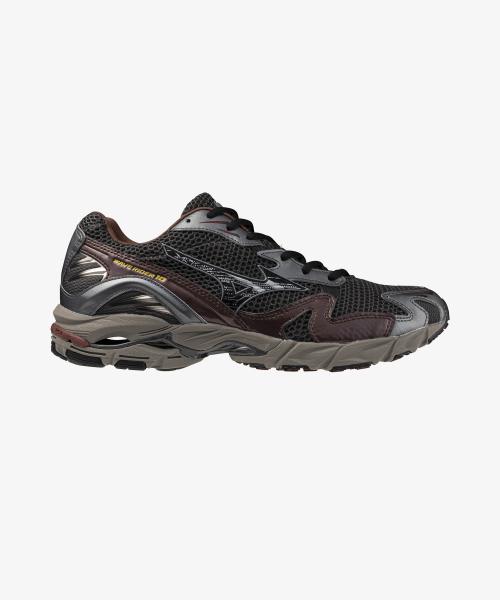 [Mizuno] Unisex Wave Rider 10 - Black Sand:Black:Chicory Coffee [D1GA243112] 230